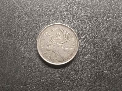 荟藏特别场次第四期——“社长的钢镚堆” - 加拿大2010年25分 枫叶标记版（背面头像下方）