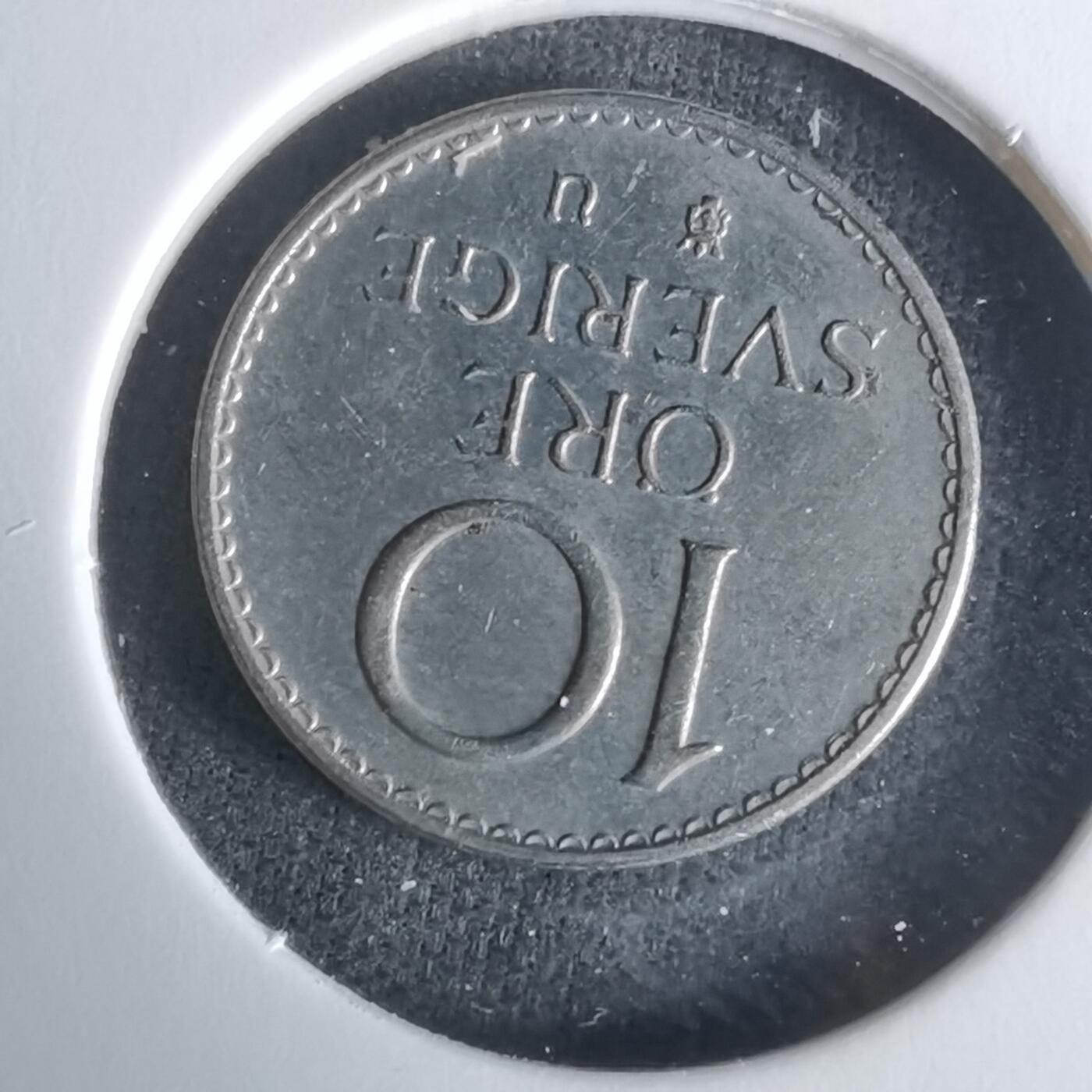 沼泽如烟--第1008场 瑞典1973年10欧尔