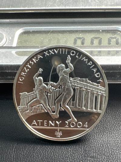 ❤️【币观天下】❤️ 第343期钱币秒杀拍卖场- 2026.3.6周五晚上6点半场 长期征集拍品  - 2004 波兰 雅典奥林匹克 10兹罗提【精制】银币