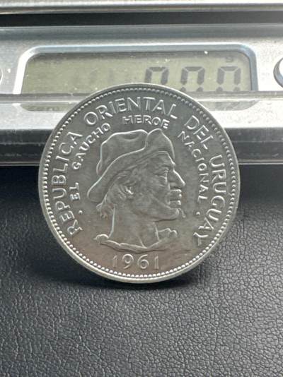 ❤️【币观天下】❤️ 第343期钱币秒杀拍卖场- 2026.3.6周五晚上6点半场 长期征集拍品  - 乌拉圭1961年银币12.5克900银