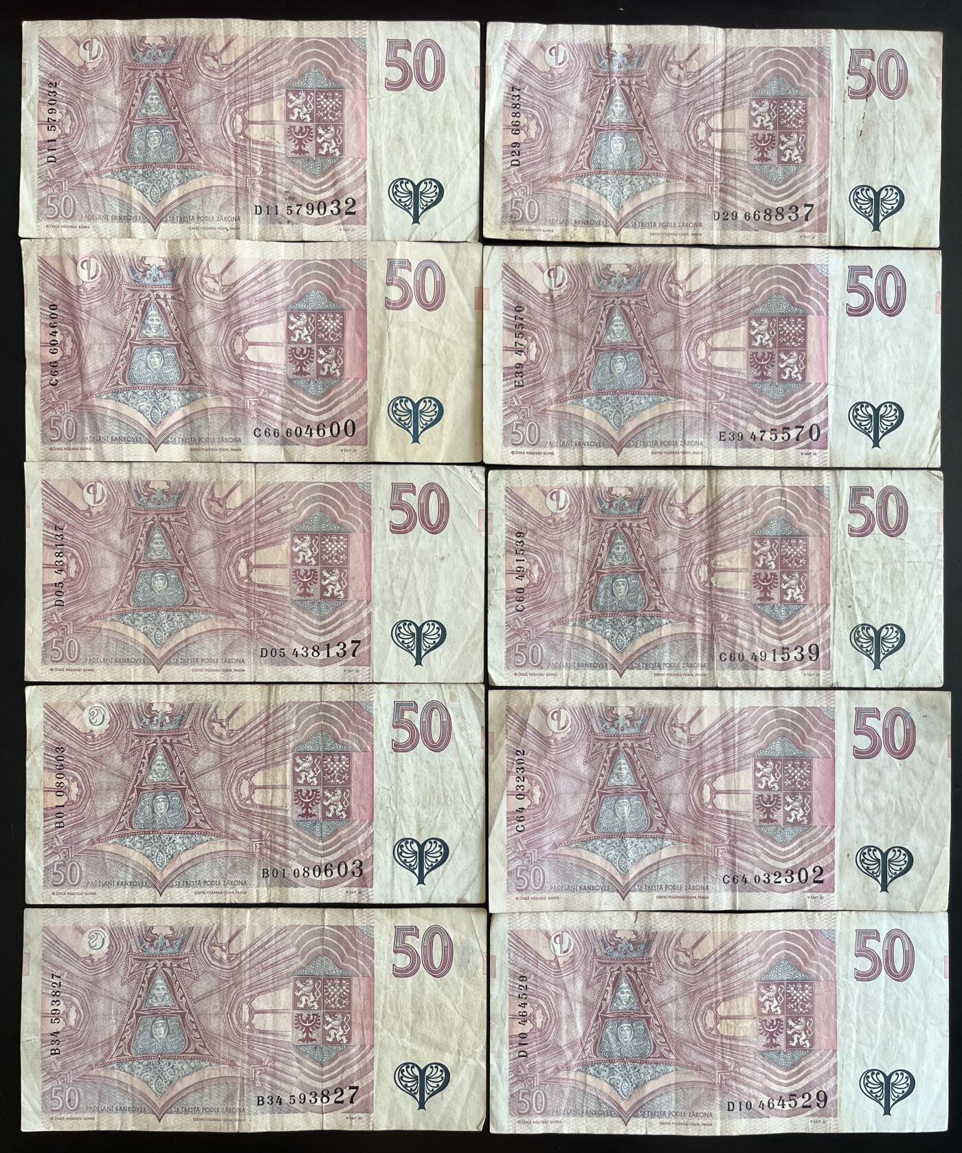 小福收藏拍卖第202期 流通品相裸钞 特惠场 本场全部为欧洲纸币【佣金仅收2% 不设最低佣金 全场包邮】