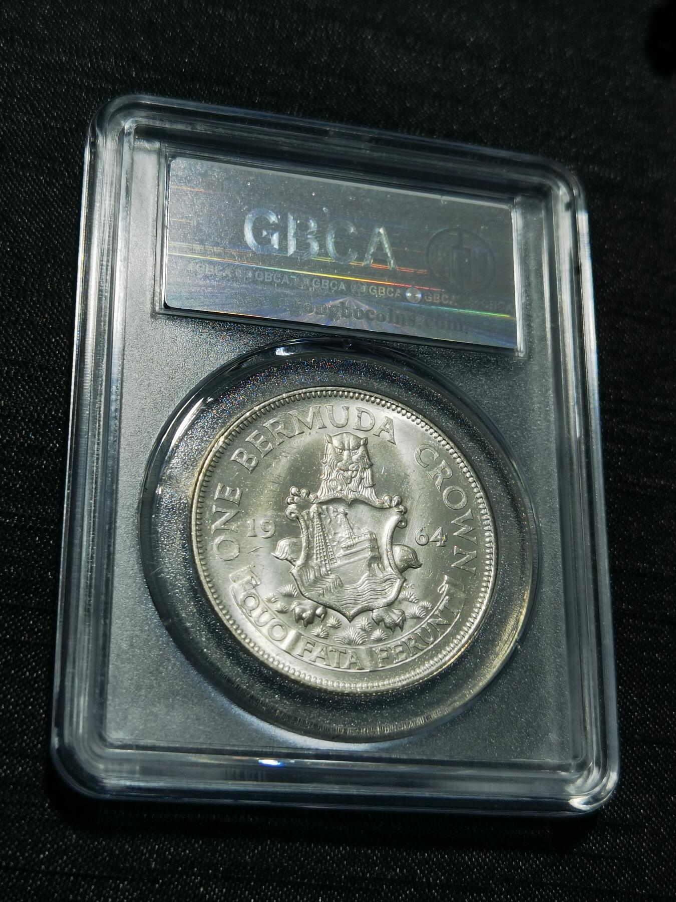 天下钱庄专场欢迎参拍 英属百慕大群岛银币，