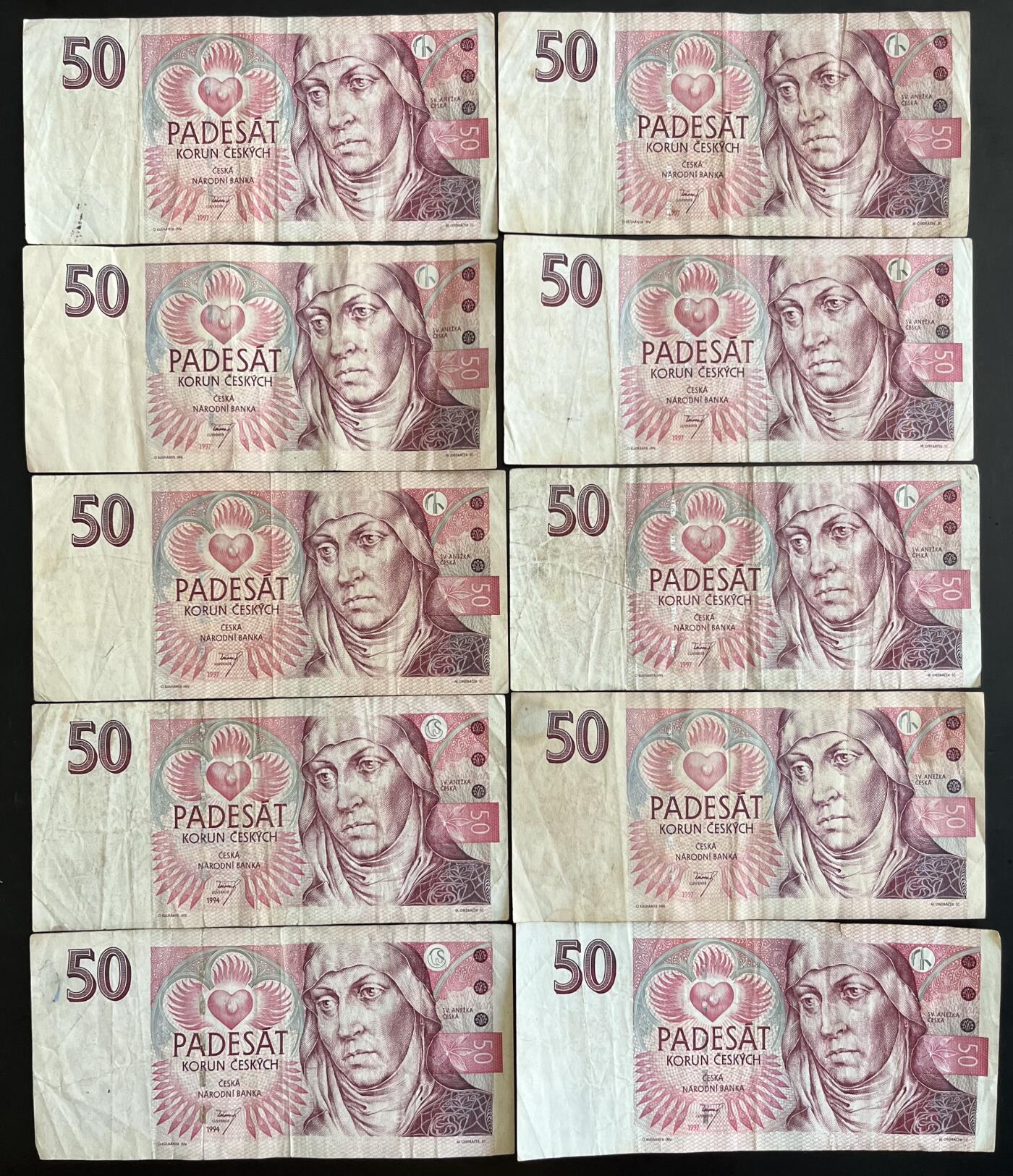 小福收藏拍卖第202期 流通品相裸钞 特惠场 本场全部为欧洲纸币【佣金仅收2% 不设最低佣金 全场包邮】