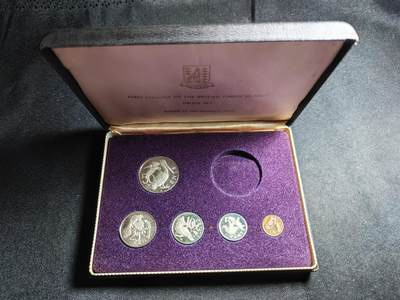 KK钱币收藏小铺   套币 批量/好品散币专场 2月预留时间 周末发货 -  1973维尔京群岛精制铜镍套币