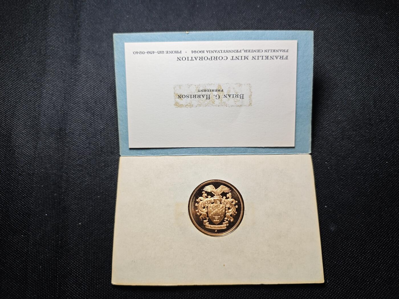 KK钱币收藏小铺   套币 批量/好品散币专场 2月预留时间 周末发货  富兰克林造币厂纪念章