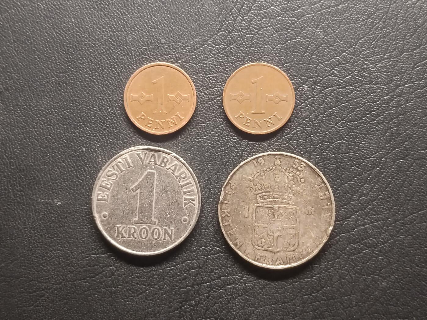 荟藏特别场次第四期——“社长的钢镚堆” 北欧硬币批量四枚