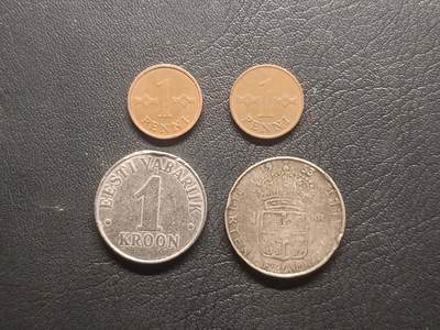 荟藏特别场次第四期——“社长的钢镚堆” - 北欧硬币批量四枚