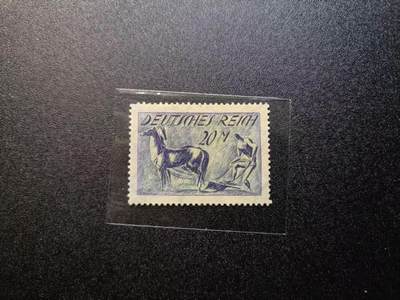 云宸嘉赏-勋臻精藏⭐️年后精品专拍场次🎖 - 德意志魏玛共和国（Scott 157） “工农业生产” 系列邮票 高面值20马克  少见品种