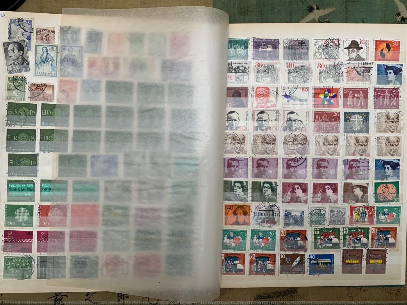 《竞宝斋》第467场 周日，周一 2场连拍 （全场包邮）欢迎送拍 德国老玩家珍藏邮票，德紧时期到一战，二战，以及二战后期邮票，具体数量见图。