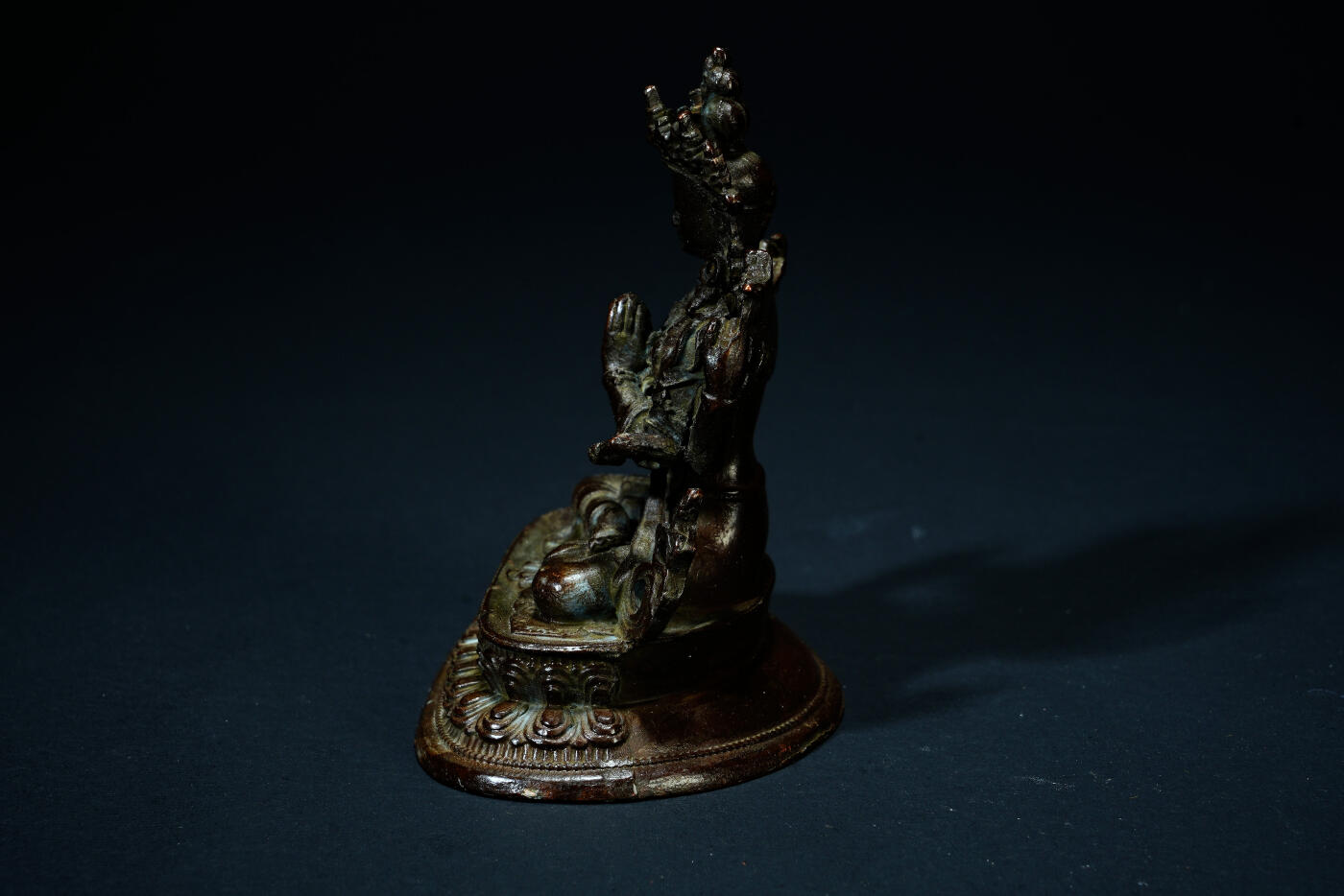 上海都达杂项专场四十四【全场包邮】  尼泊尔铜四臂观音造像91-82