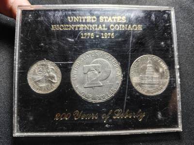 KK钱币收藏小铺   套币 批量/好品散币专场 2月预留时间 周末发货 -  1976美国建国200周年纪念套币
