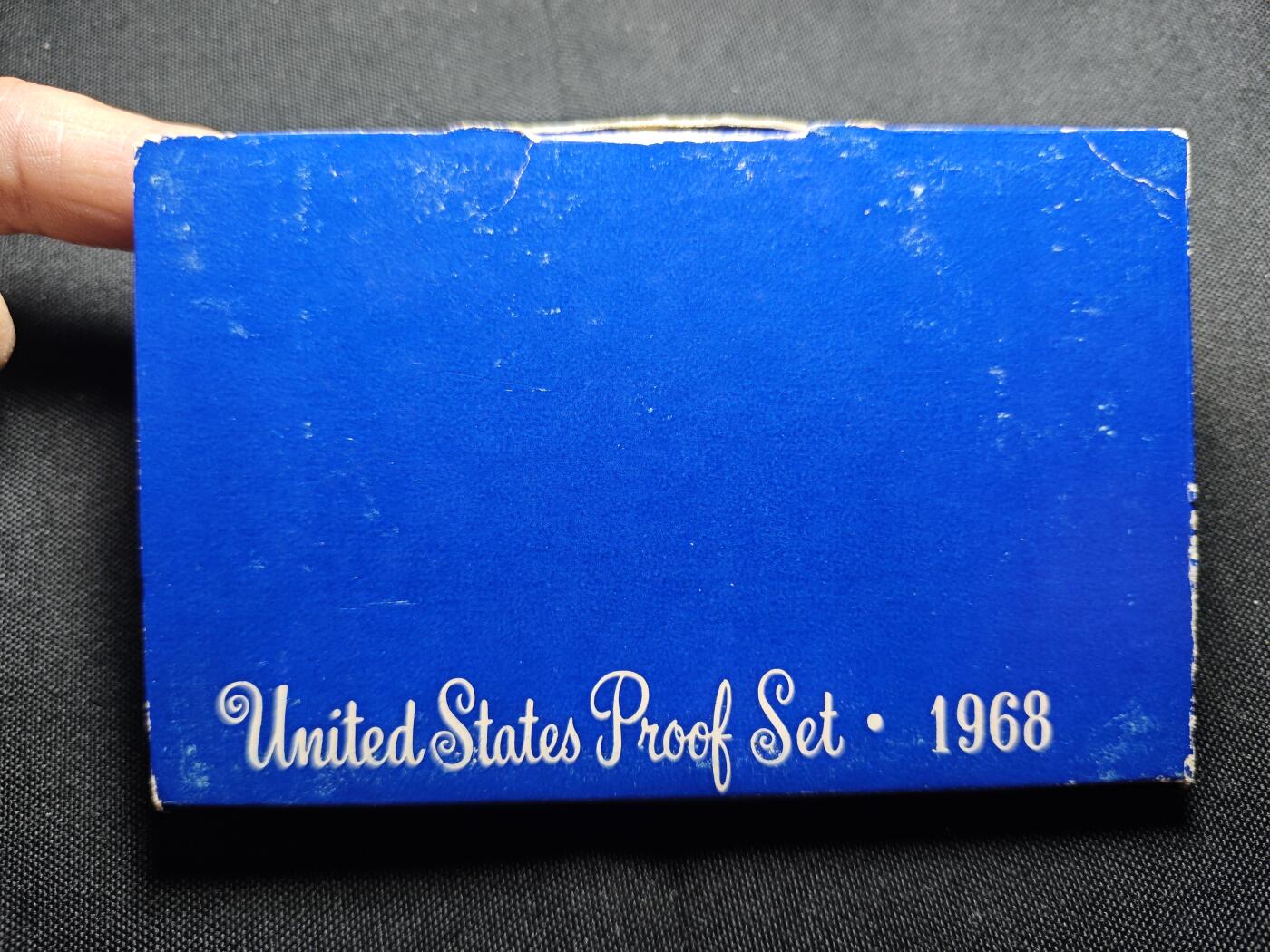 KK钱币收藏小铺   套币 批量/好品散币专场 2月预留时间 周末发货  1968美国大小面值精制套币 含50分银币