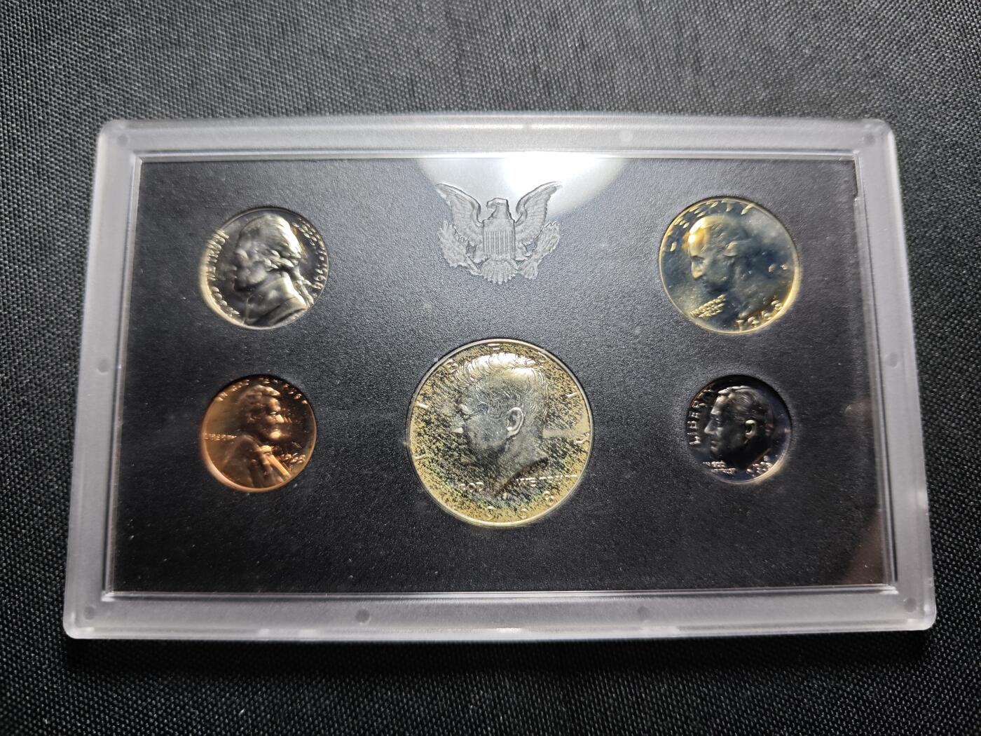 KK钱币收藏小铺   套币 批量/好品散币专场 2月预留时间 周末发货  1968美国大小面值精制套币 含50分银币