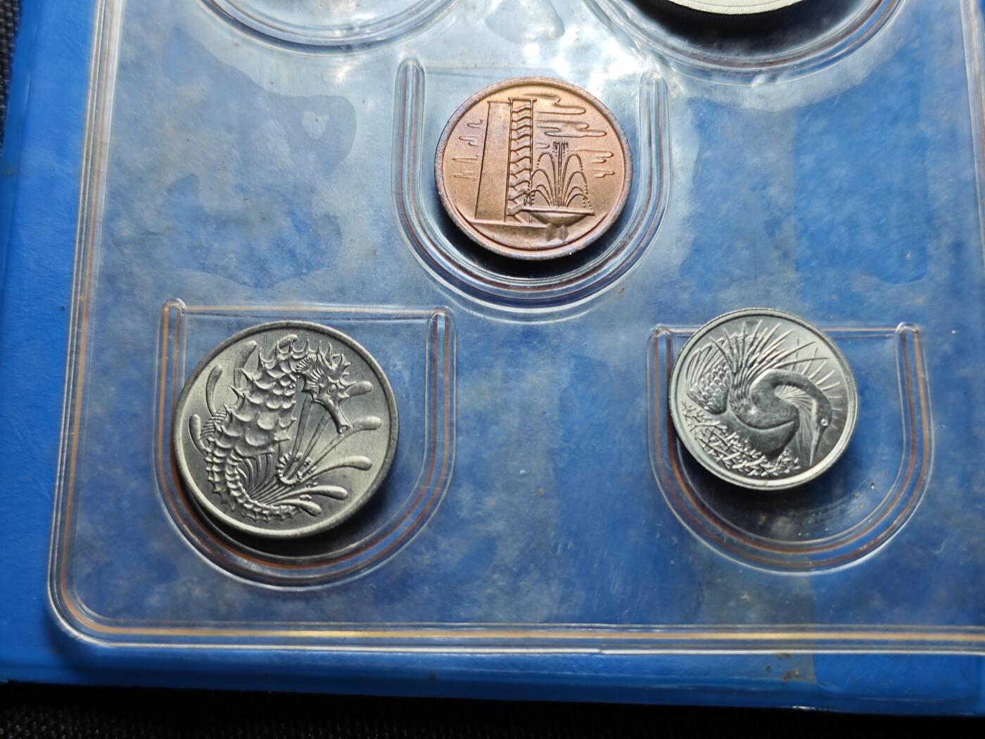 KK钱币收藏小铺   套币 批量/好品散币专场 2月预留时间 周末发货  新加坡动物版大小面值一套 好品