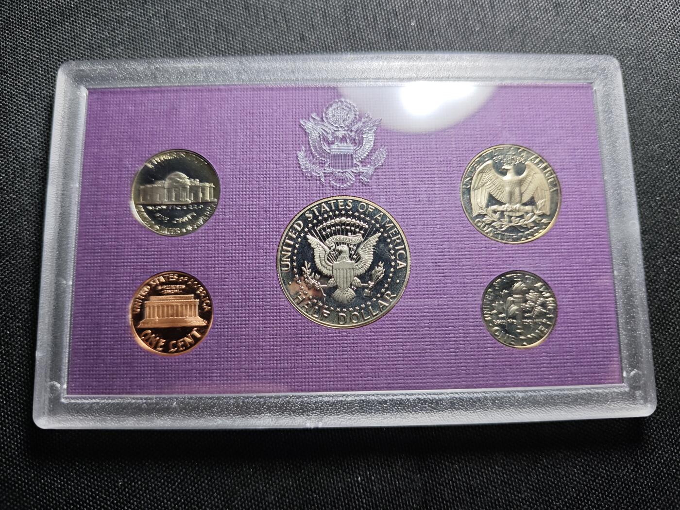 KK钱币收藏小铺   套币 批量/好品散币专场 2月预留时间 周末发货  1989美国大小面值清年精制套币