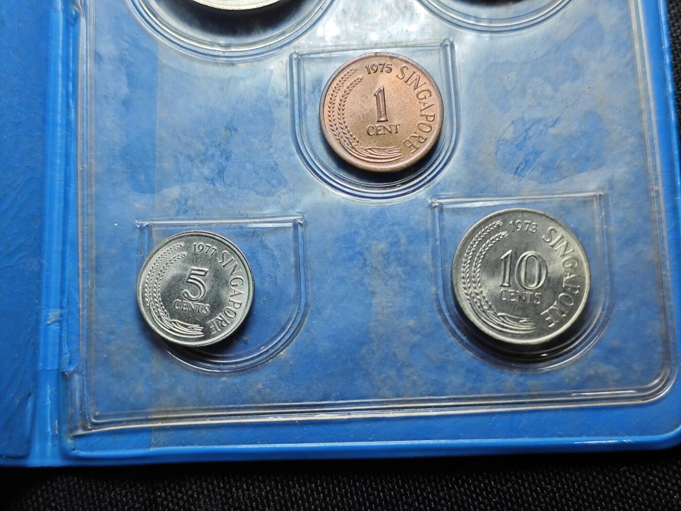 KK钱币收藏小铺   套币 批量/好品散币专场 2月预留时间 周末发货  新加坡动物版大小面值一套 好品