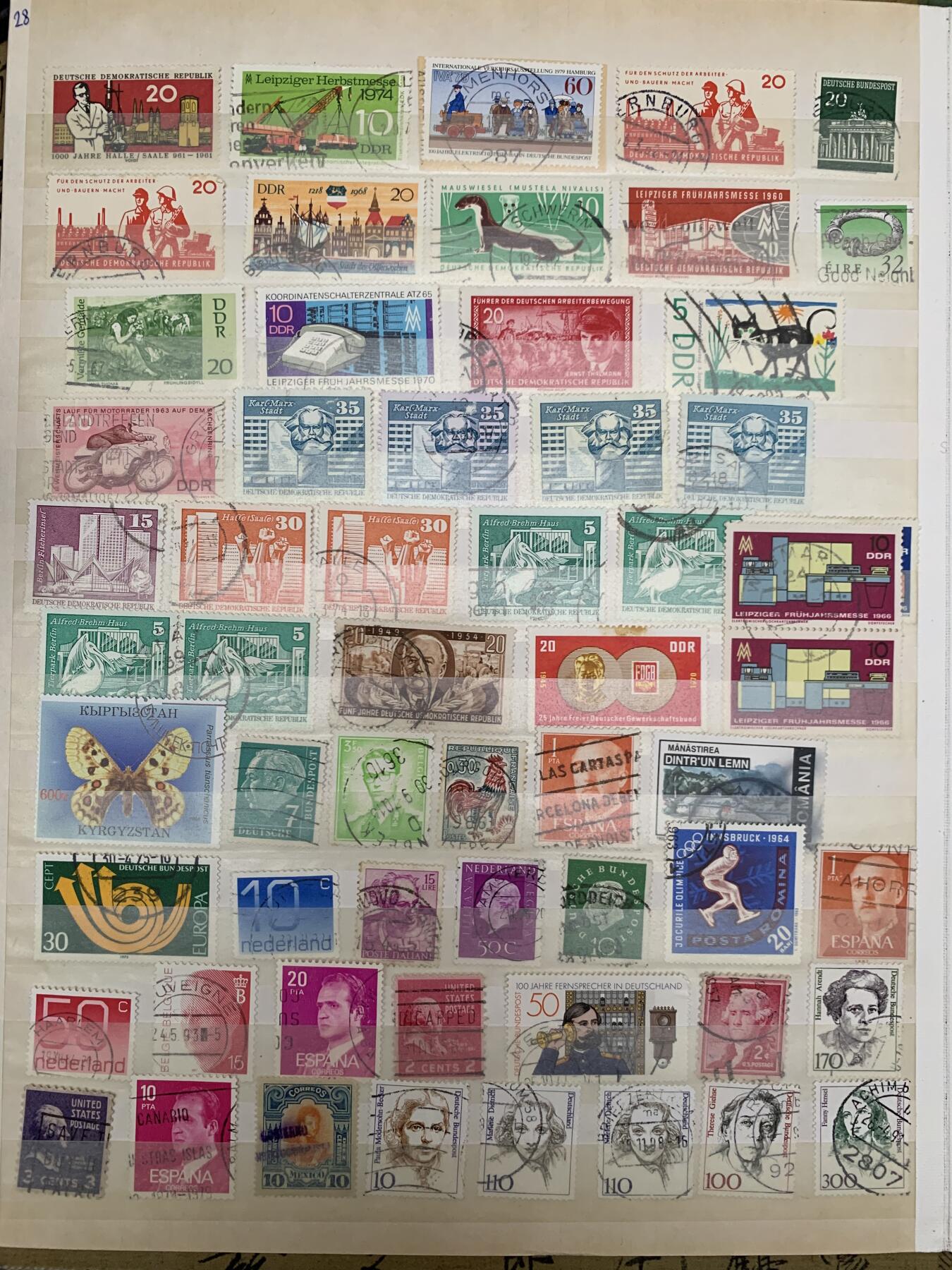 《竞宝斋》第467场 周日，周一 2场连拍 （全场包邮）欢迎送拍 德国老玩家珍藏邮票，德紧时期到一战，二战，以及二战后期邮票，具体数量见图。