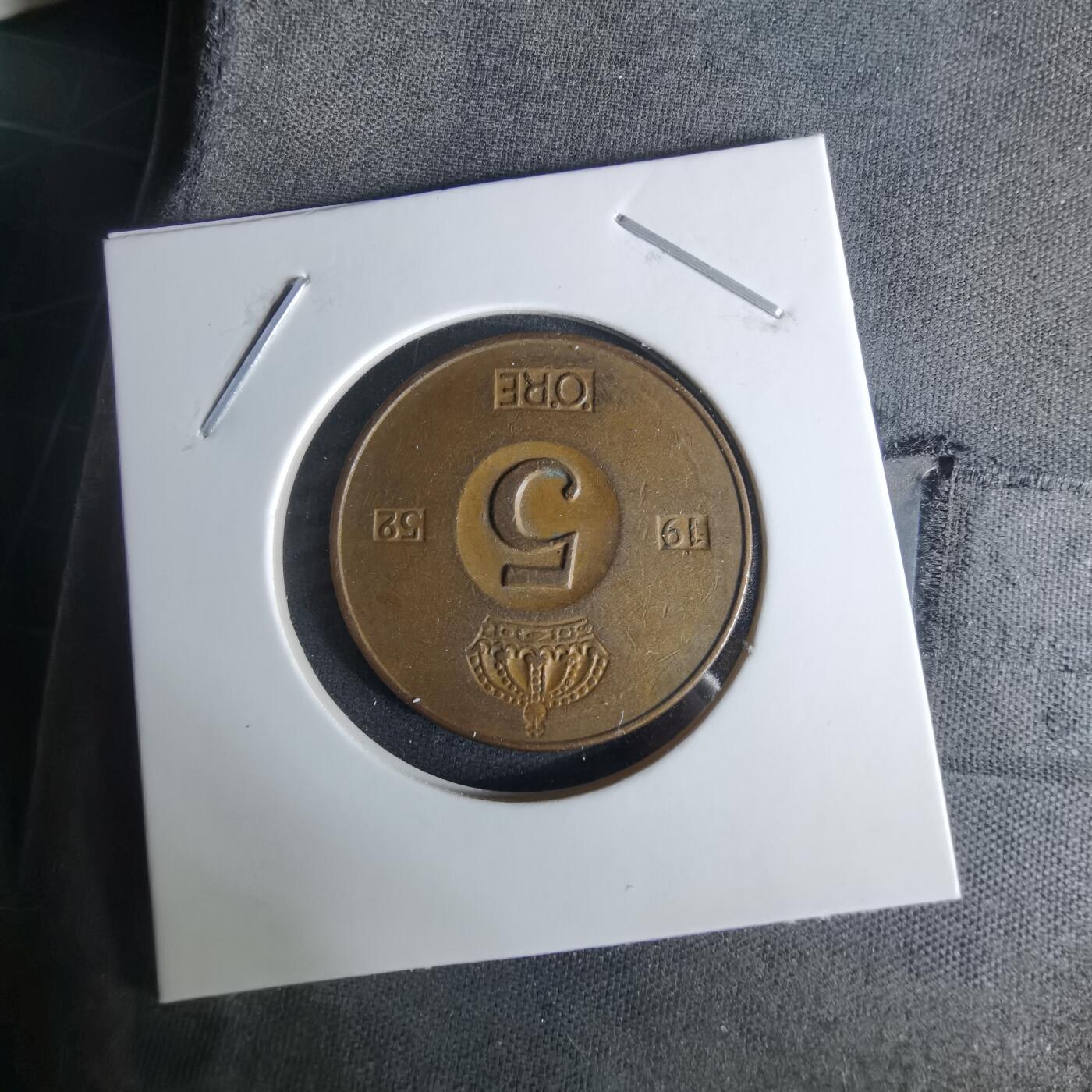 沼泽如烟--第1008场 瑞典1952年5欧尔