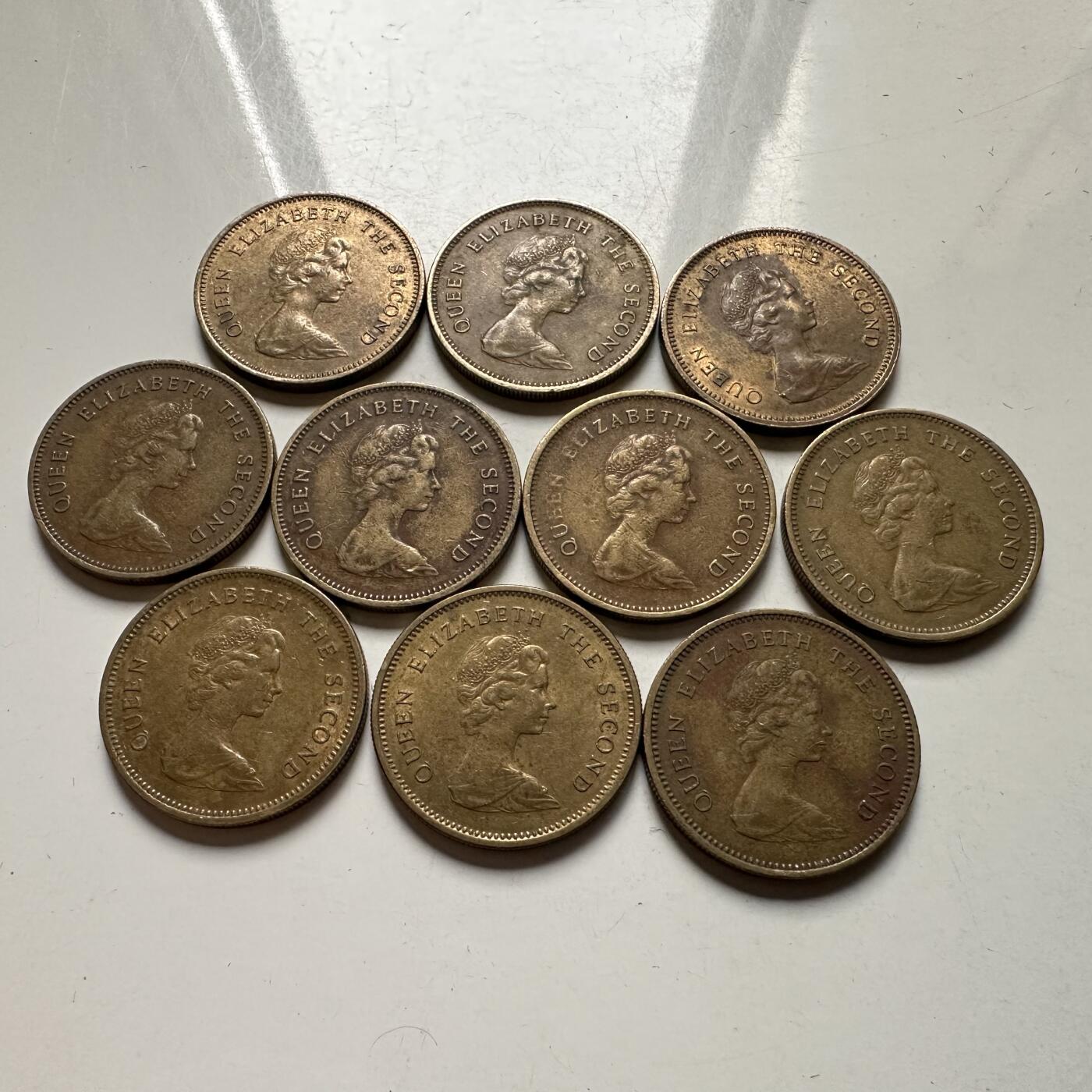 🌹外币初藏🌹🐯2026年第23场  每周二四六晚8️⃣点 接代拍 香港英王 五毫10枚