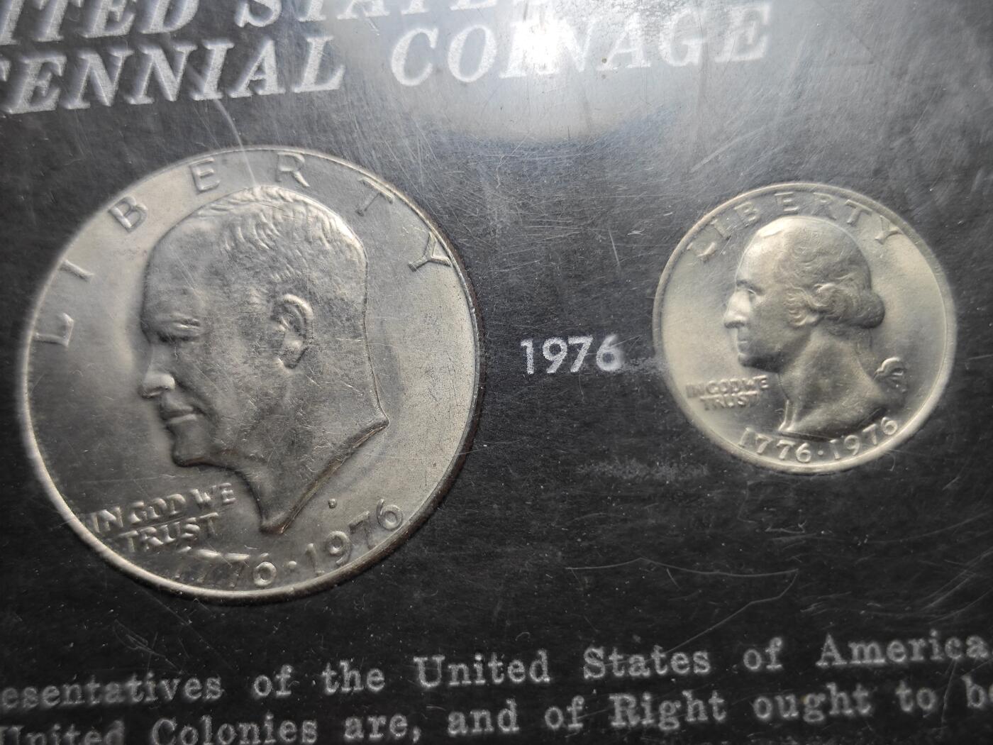 KK钱币收藏小铺   套币 批量/好品散币专场 2月预留时间 周末发货  1976美国建国200周年纪念套币