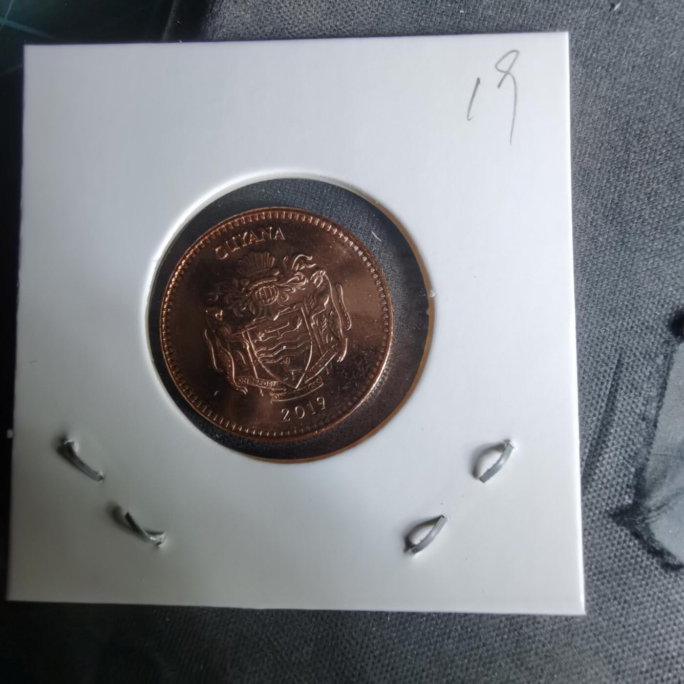 沼泽如烟--第1008场 圭亚那2019年五元