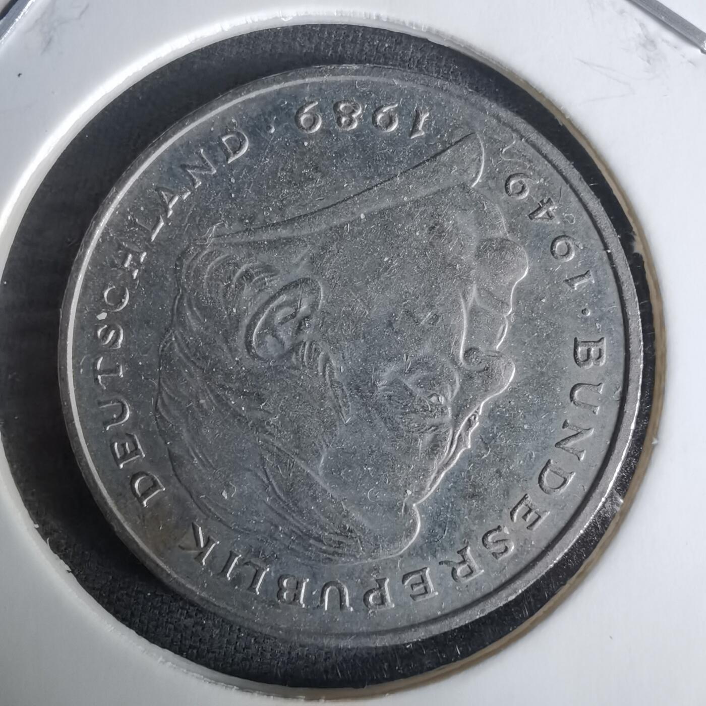 沼泽如烟--第1008场 德国1989年2马克