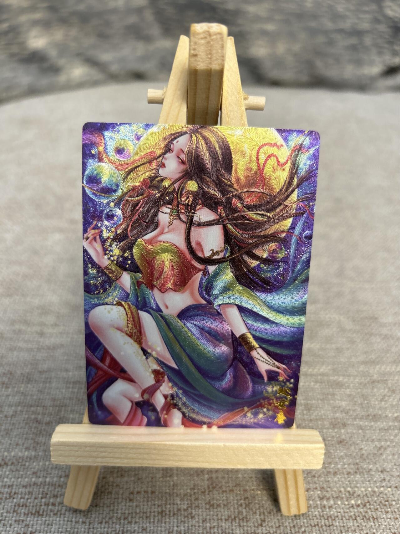 喜灰玩卡拍卖第五期，接拍品0佣金，欢迎送拍，释放现金流，让自己有资金可以购买更多喜欢的卡牌，让别的卡友能淘到更多心仪的卡牌 墨婉文化 太乙老师绘 处女座 粗闪