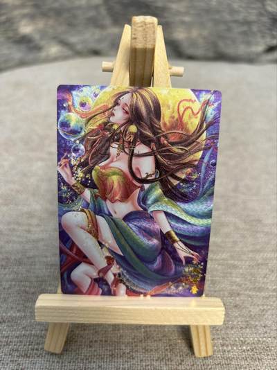 喜灰玩卡拍卖第五期，接拍品0佣金，欢迎送拍，释放现金流，让自己有资金可以购买更多喜欢的卡牌，让别的卡友能淘到更多心仪的卡牌 - 墨婉文化 太乙老师绘 处女座 粗闪