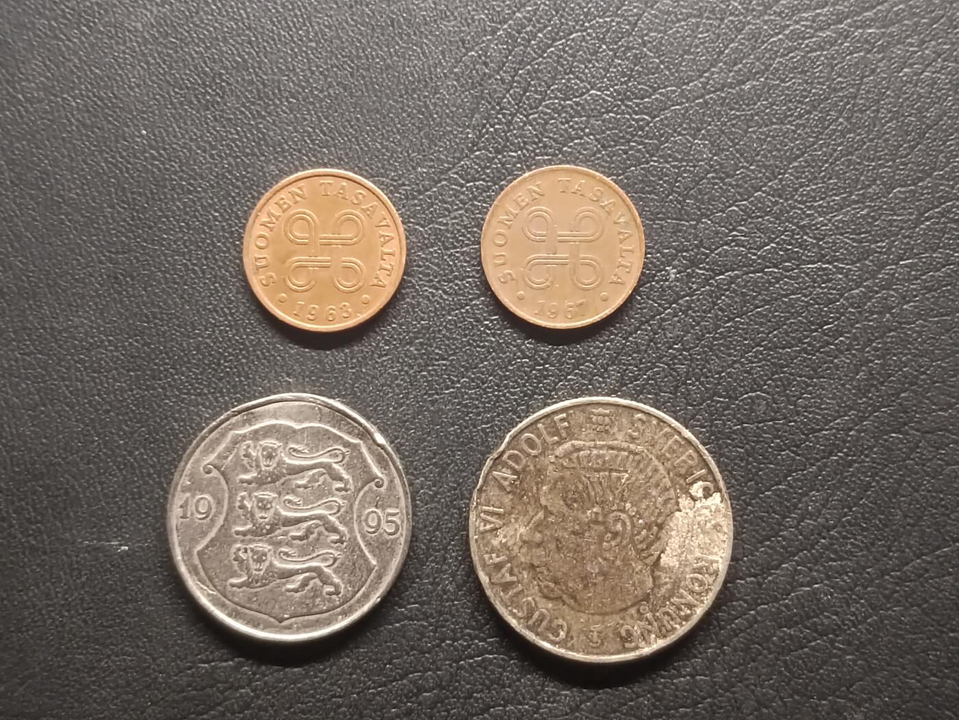 荟藏特别场次第四期——“社长的钢镚堆” 北欧硬币批量四枚