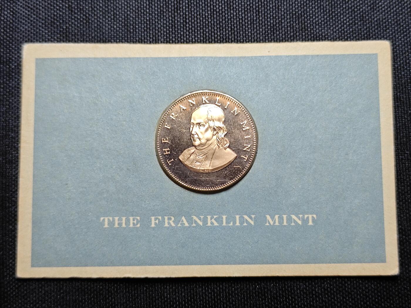 KK钱币收藏小铺   套币 批量/好品散币专场 2月预留时间 周末发货  富兰克林造币厂纪念章