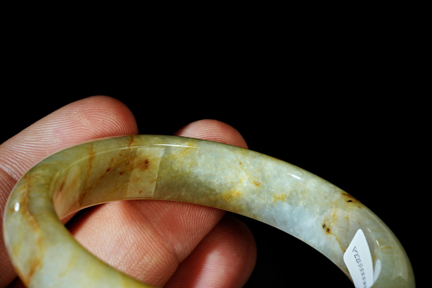 上海都达杂项专场四十四【全场包邮】  天然翡翠（A货）贵妃手镯 附鉴定证书91-76