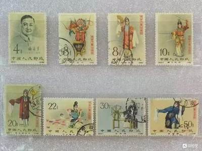 1962年“京剧大师-梅兰芳（六珍之首）”信销邮票1套8枚。 - 1962年“京剧大师-梅兰芳（六珍之首）”信销邮票1套8枚。