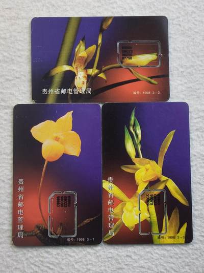易卡拍卖第79期《手机卡专场》 - 贵州：兰花（固芯）。品相如图所示！（卡友出品。爱心义拍。）