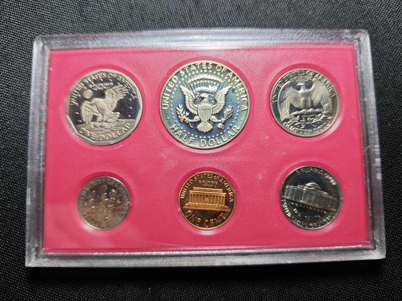 KK钱币收藏小铺   套币 批量/好品散币专场 2月预留时间 周末发货  1980美国大小面值清年精制套币 含苏珊一元精制币