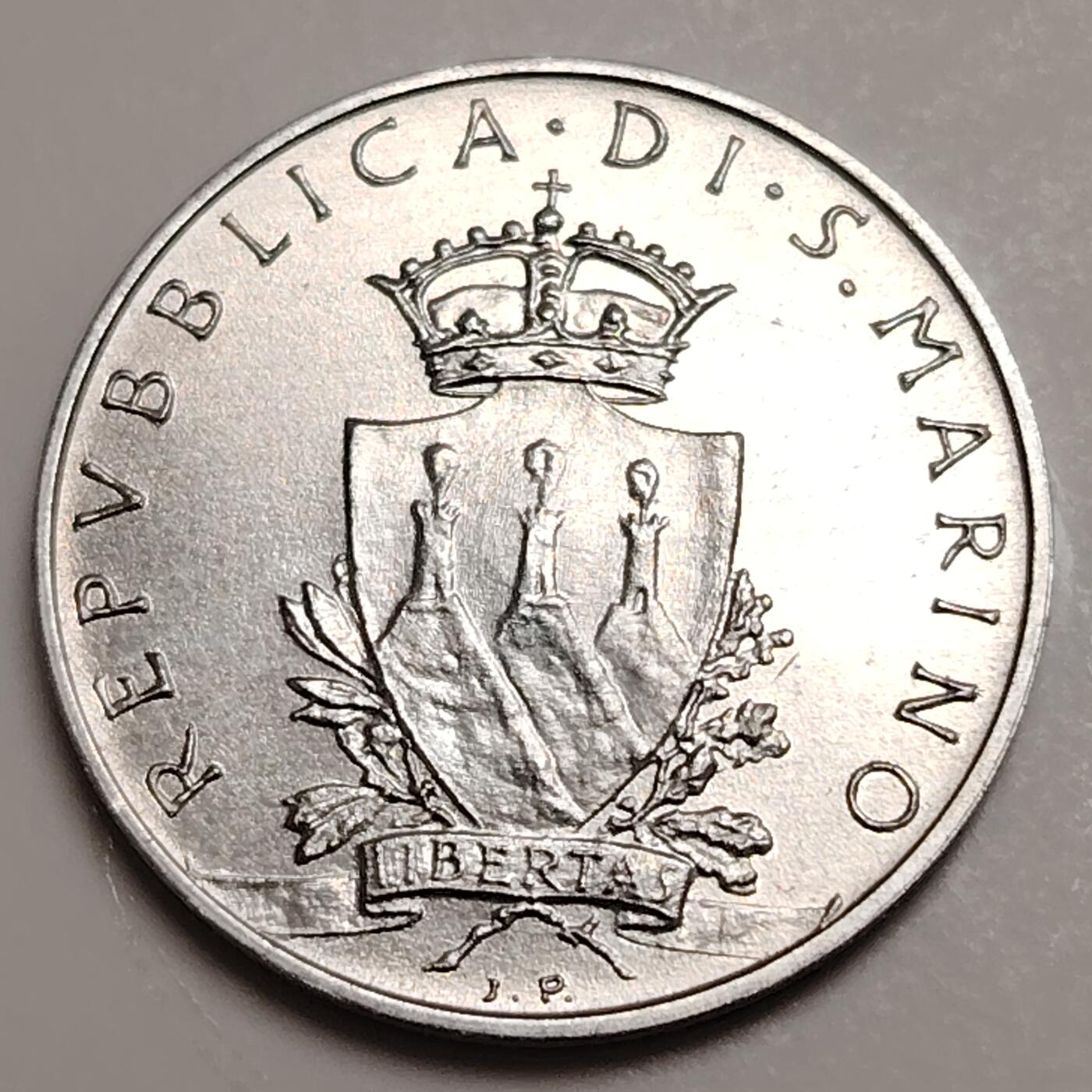 布加迪🐬～世界钱币(上海)🌾第 278 期 /  各国套币和散币 圣马力诺🇸🇲 1979年 10里拉铝币