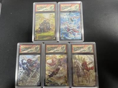 欢迎送拍、零成本上架，释放现金流，合理分配上拍卡品 - 【折光】杆子 师徒5人 10同分 卡德曼&西游