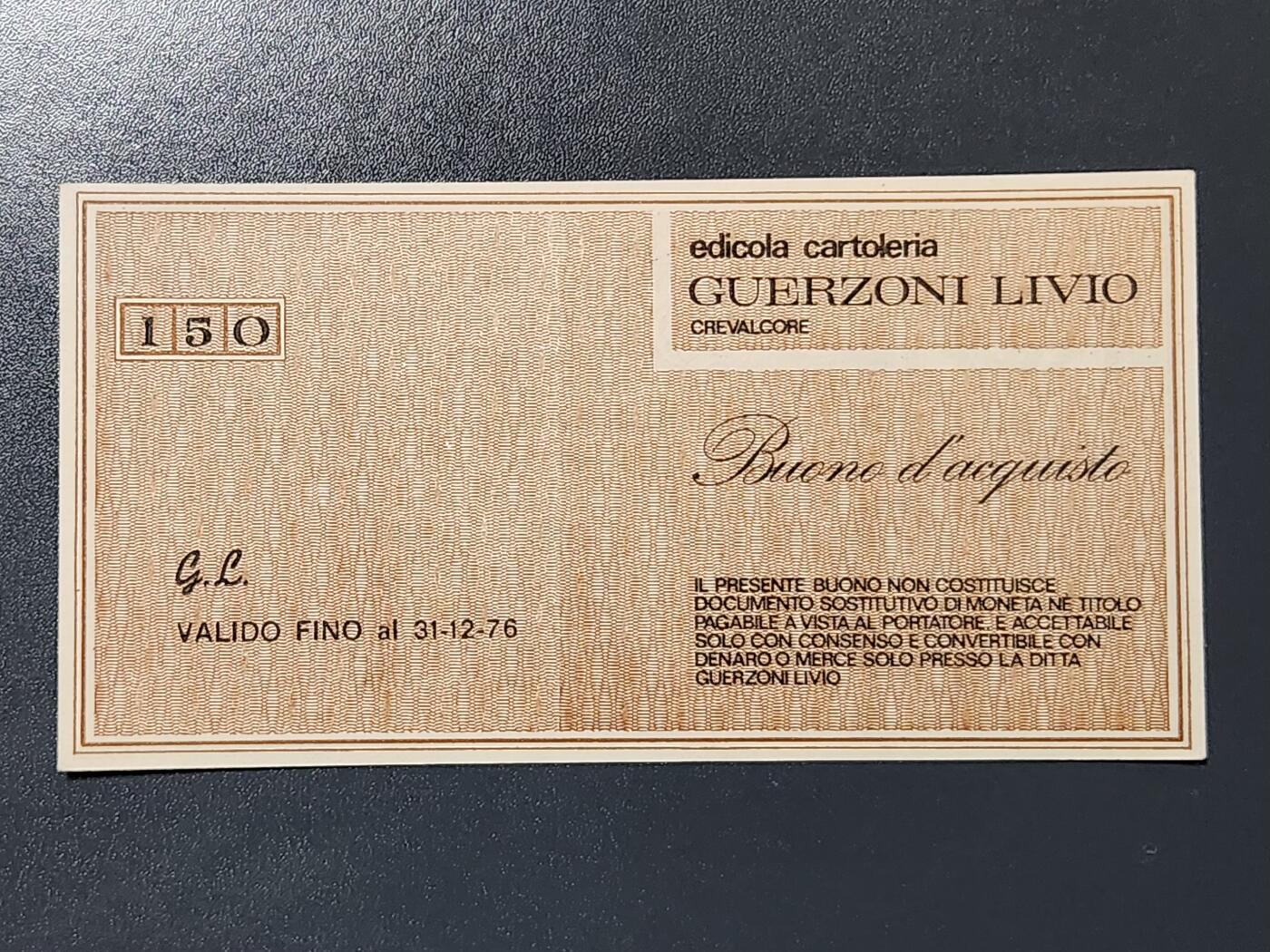 3月2号晚上8点 外国纸币自动截拍第33场 全新UNC 意大利 1976年150里拉 支票