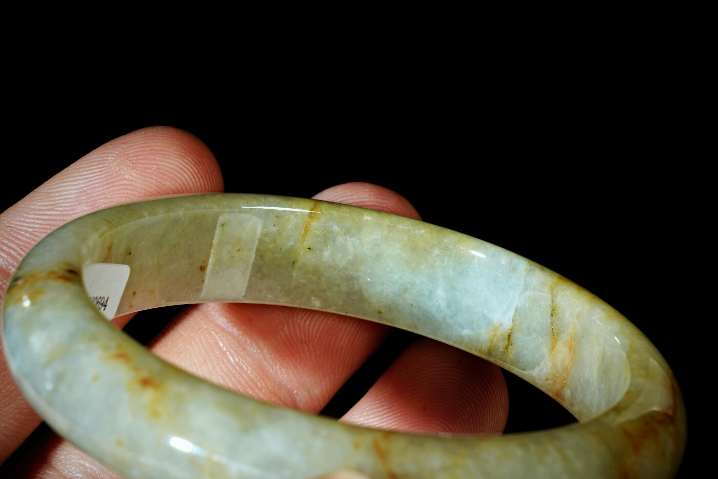 上海都达杂项专场四十四【全场包邮】  天然翡翠（A货）贵妃手镯 附鉴定证书91-76