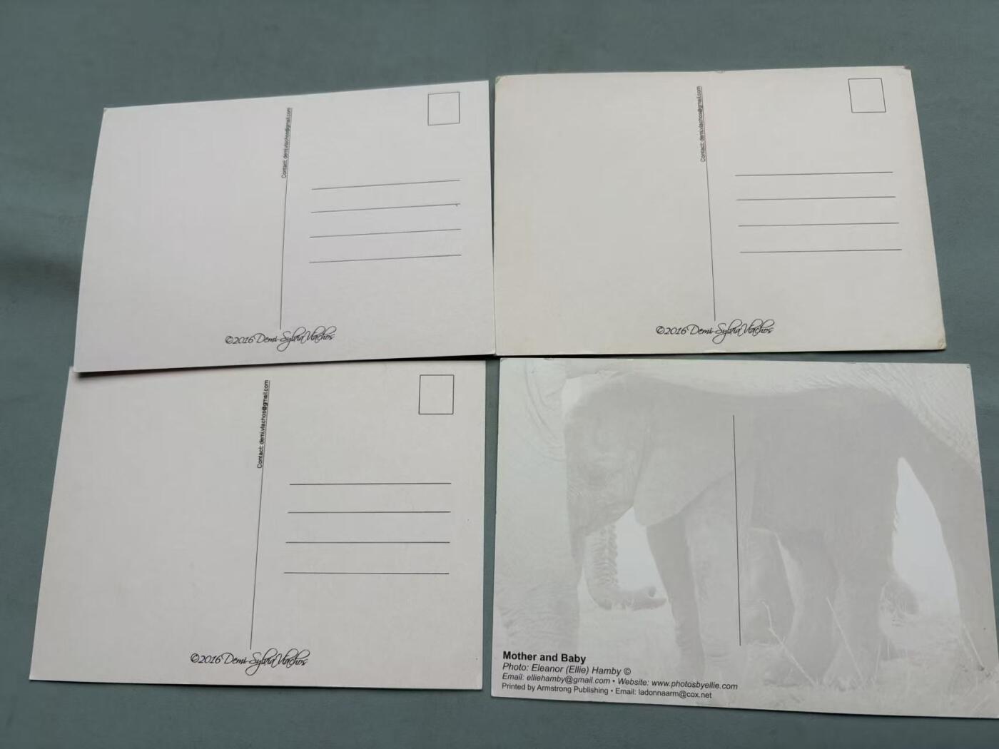 盛世勋华——号角文化勋章邮票专场拍卖第308期 赞比亚野生动物纪念明信片四张