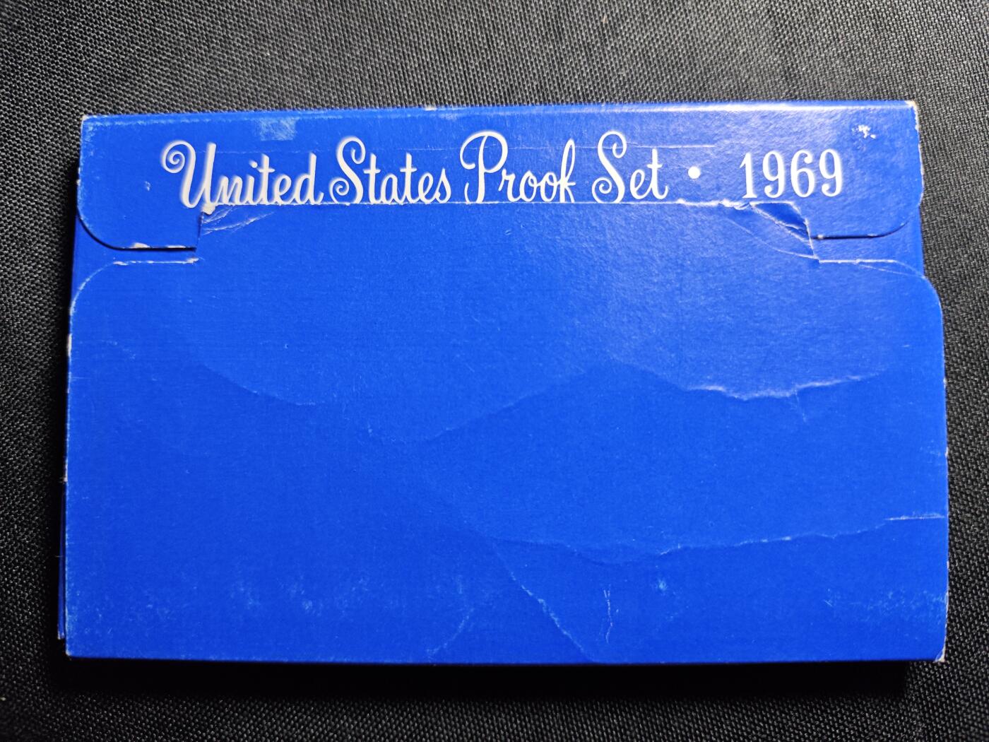KK钱币收藏小铺   套币 批量/好品散币专场 2月预留时间 周末发货  1969美国大小面值清年精制套币 含50分银币