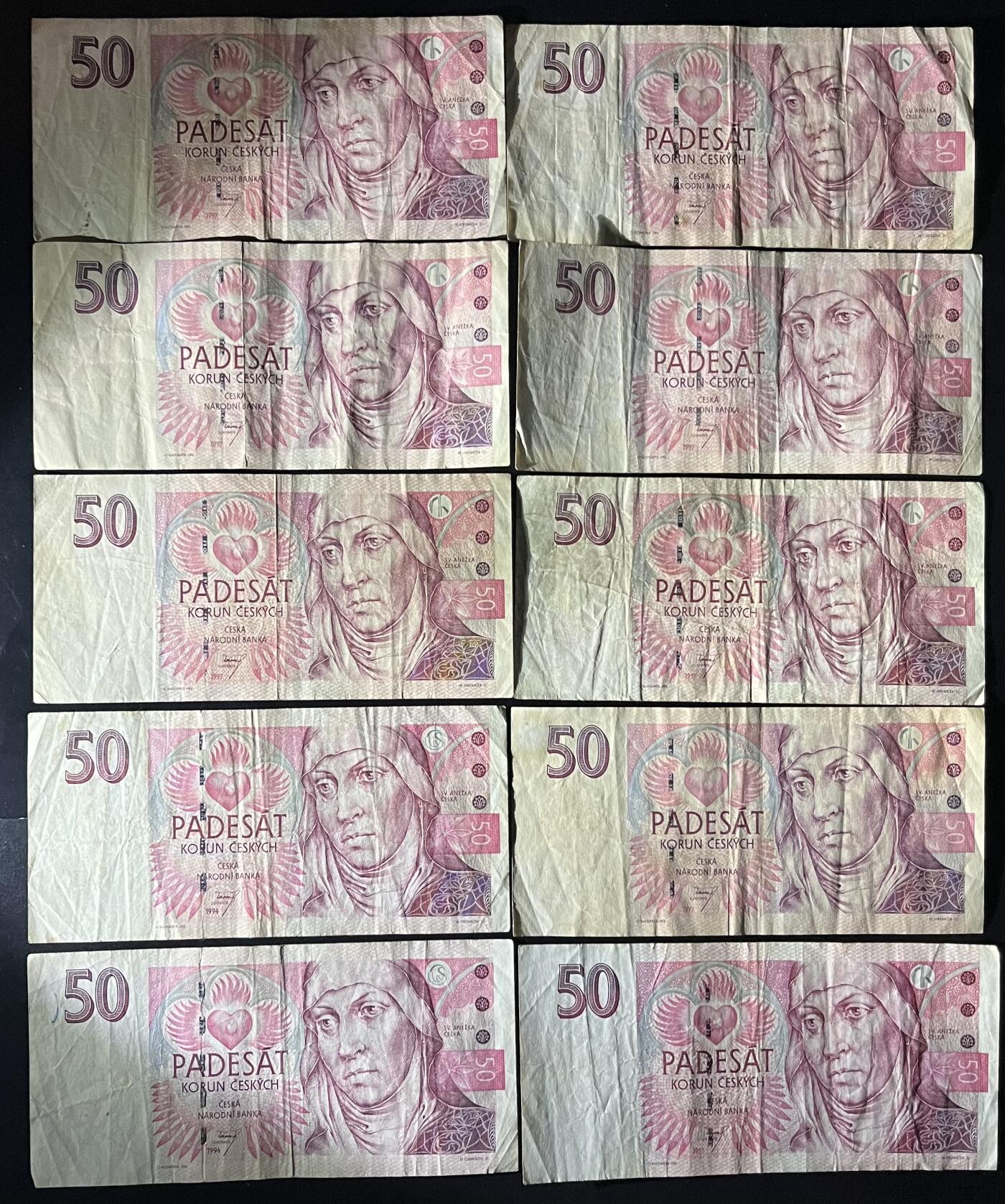 小福收藏拍卖第202期 流通品相裸钞 特惠场 本场全部为欧洲纸币【佣金仅收2% 不设最低佣金 全场包邮】