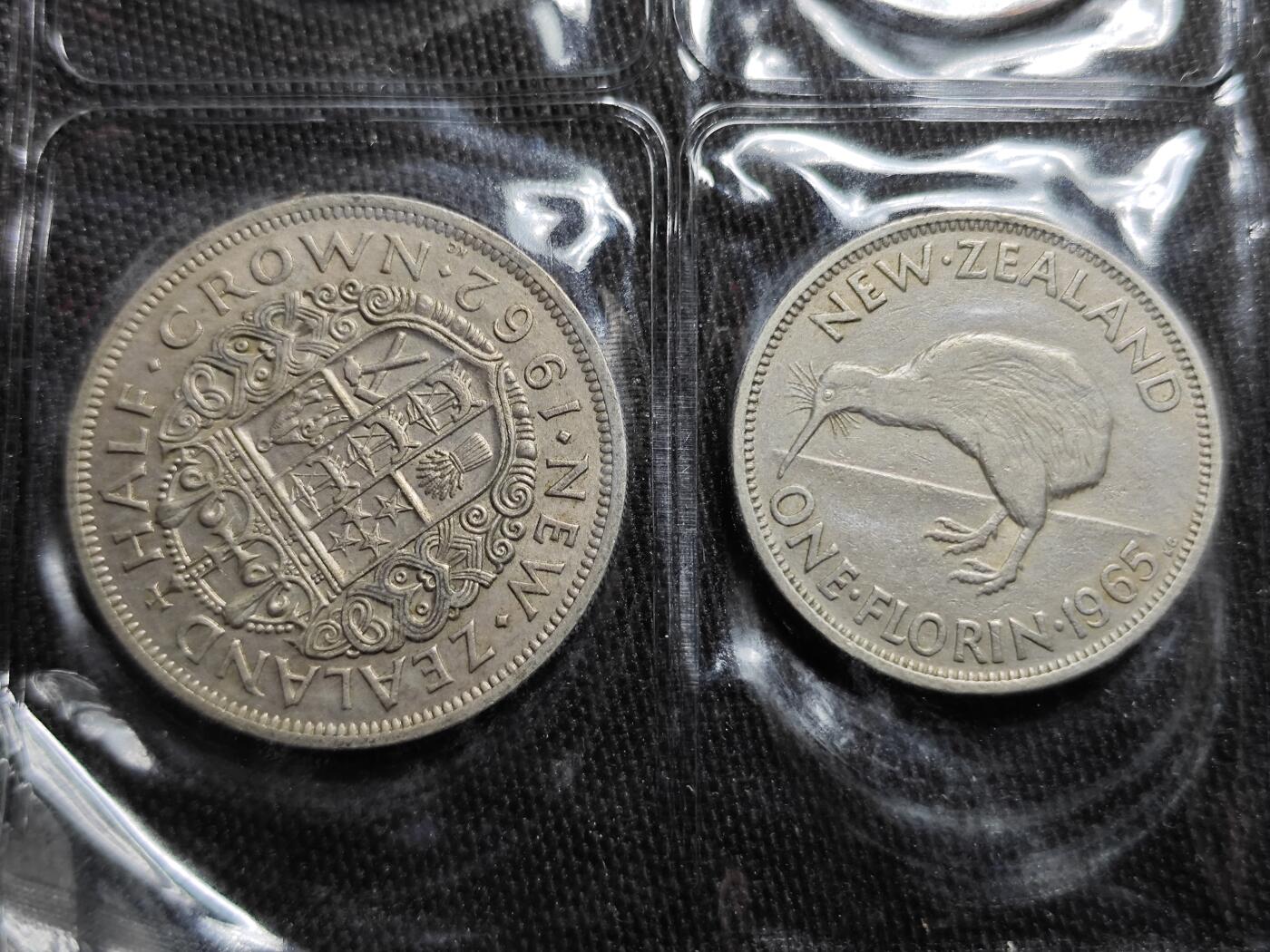 KK钱币收藏小铺   套币 批量/好品散币专场 2月预留时间 周末发货  新西兰大小面值一套