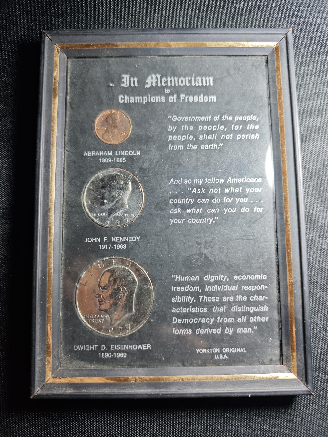 KK钱币收藏小铺   套币 批量/好品散币专场 2月预留时间 周末发货  美国建国200周年纪念 相框挂件