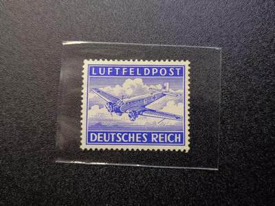 云宸嘉赏-勋臻精藏⭐️元宵节特别专拍场次🎖 - 德意志第三帝国军用专线航空军邮邮票  主景为德国容克 Ju 52 运输机