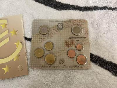 ❤️【币观天下】❤️ 第343期钱币秒杀拍卖场- 2026.3.6周五晚上6点半场 长期征集拍品  - 意大利2003年官方原装套币 品相如图正常氧化