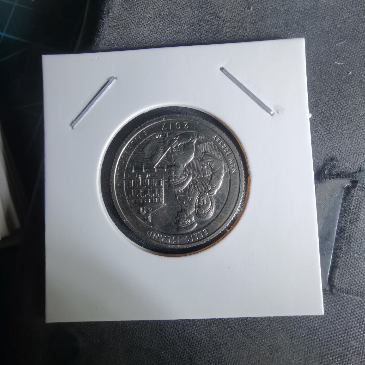 沼泽如烟--第1008场 美国2017年25分纪念币