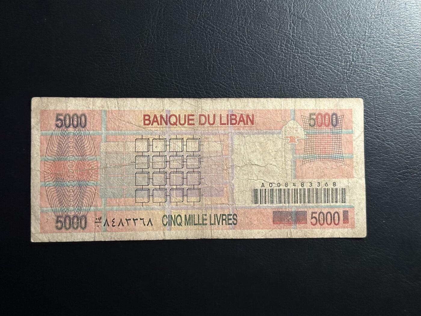 丙午马年开年第三场（大更新） 当下热门地区，黎巴嫩1994年版本5000，早期版本少见！（不设起拍放漏）