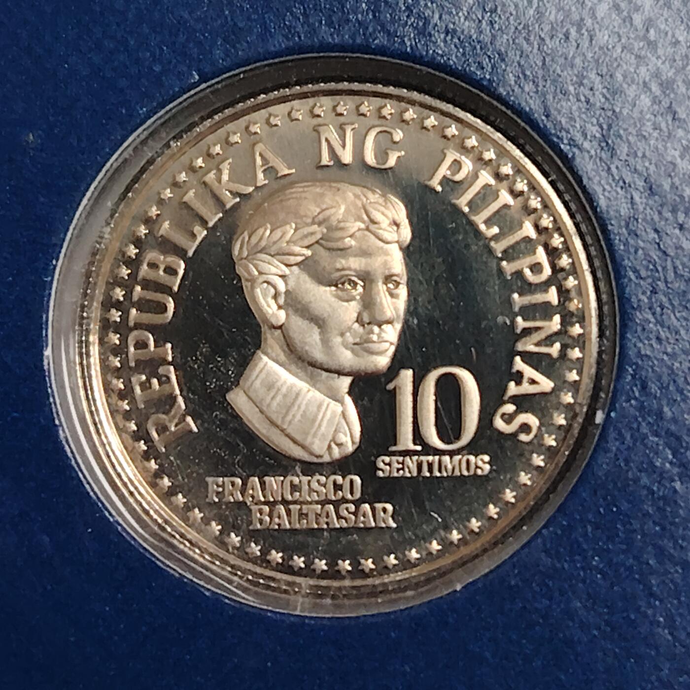 布加迪🐬～世界钱币(上海)🌾第 278 期 /  各国套币和散币 菲律宾🇵🇭 1980年 10分精致币