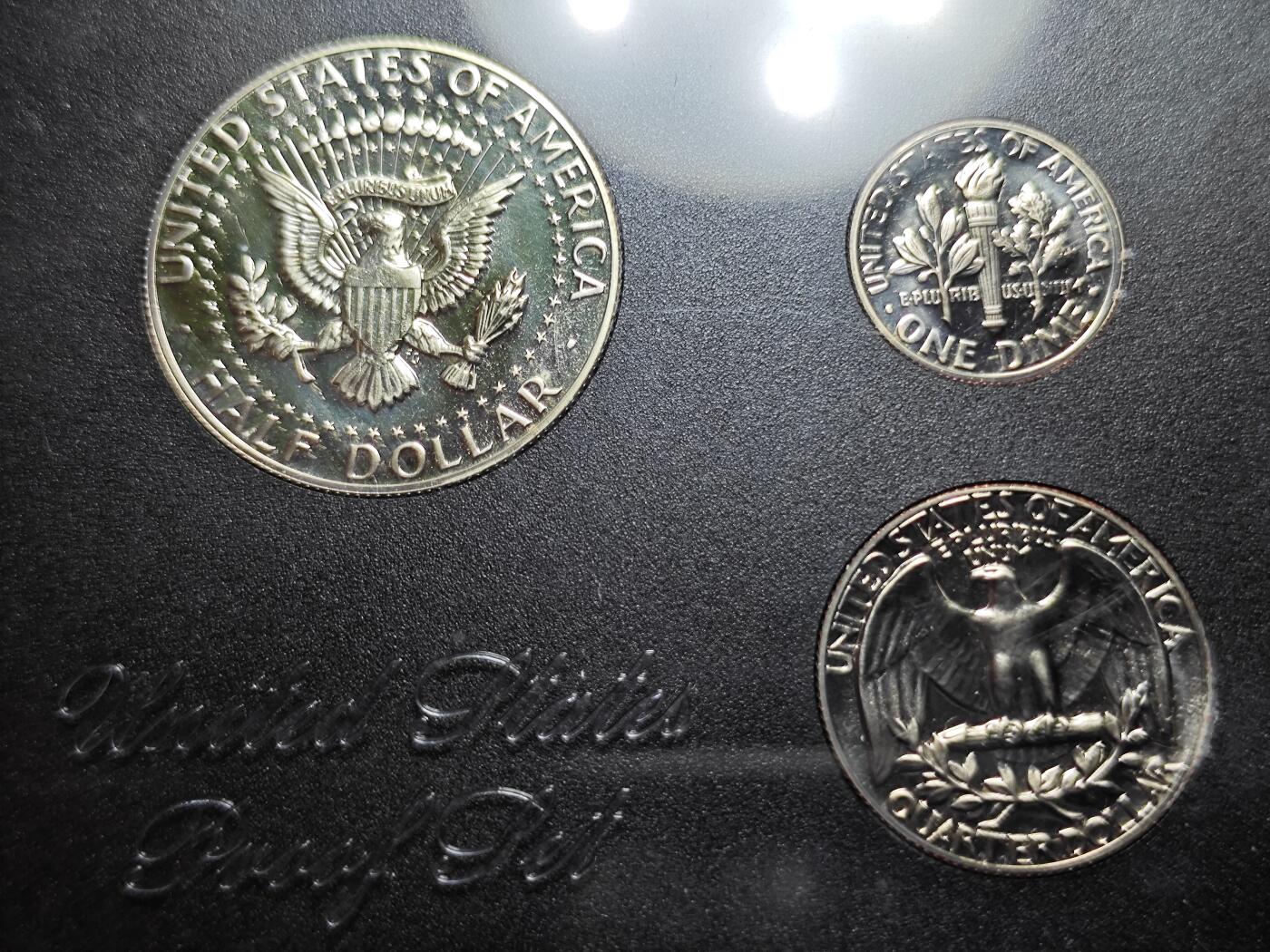 KK钱币收藏小铺   套币 批量/好品散币专场 2月预留时间 周末发货  1969美国大小面值清年精制套币 含50分银币