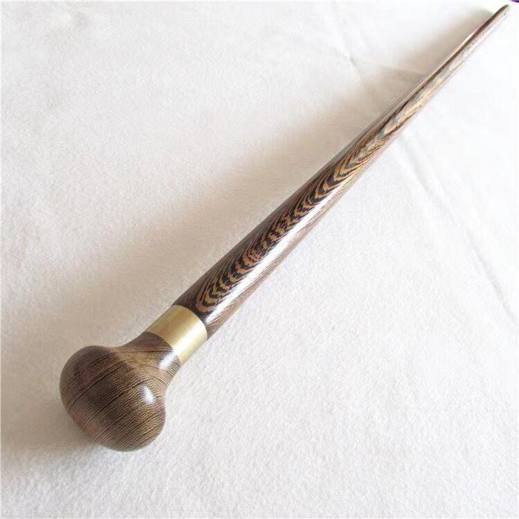 可拆卸鸡翅木三节文明棍